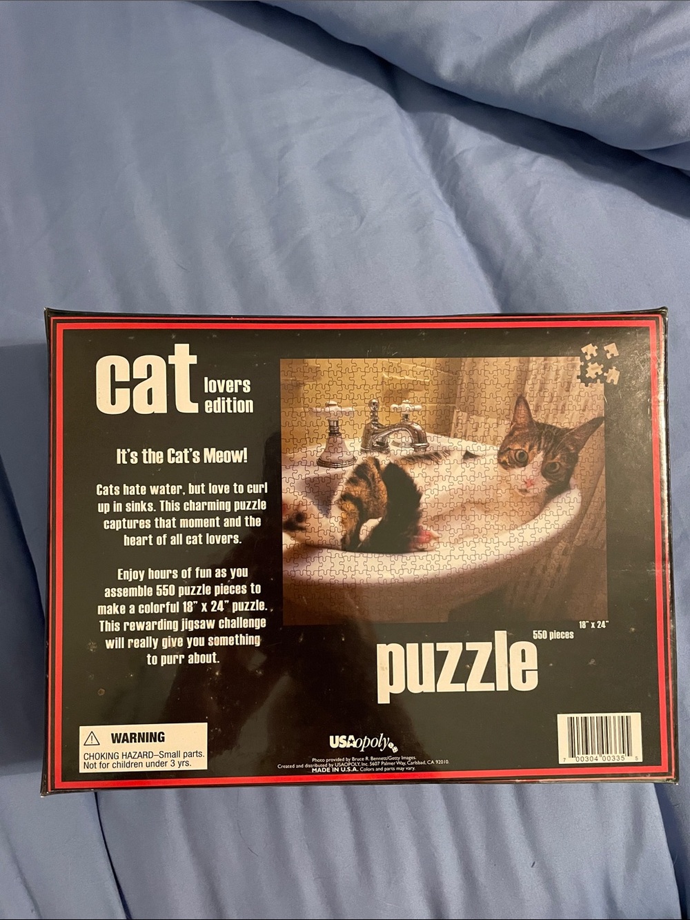 Cat Lovers Edition Puzzle - Black and Brown Cat Design